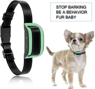 MASBRILL Dog Bark Collar Safe No Bark Control Device for Tiny Small