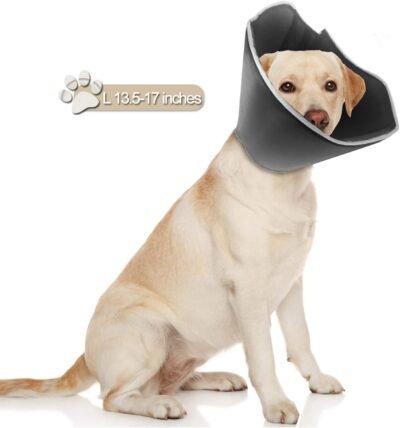 PUPCONE Dog Collar Surgery Soft Recovery Cone to Protect Dogs Wound