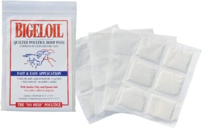Absorbine Bigeloil Quilted Poultice Hoof Pads
