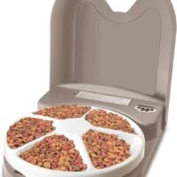 PetSafe 5 Meal Automatic Dog and Cat Feeder Dispenses Dog Food or Cat
