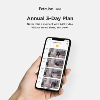 Petcube Smart Pet Camera 1-Year Subscription Plan Video History Smart