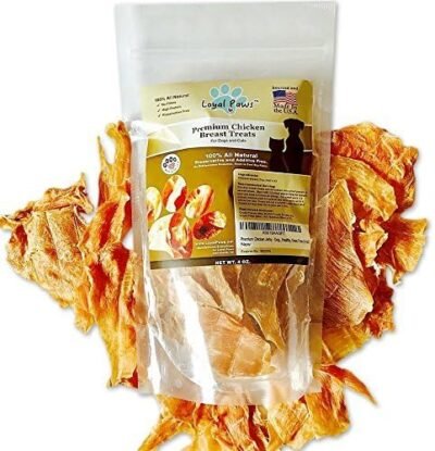 Loyal Paws Dog Jerky Treats - Premium Chicken - Dog Treats Made in