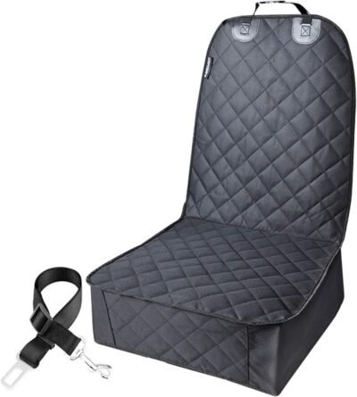 URPOWER Pet Front Seat Cover for Cars 100waterproof Nonslip Rubber