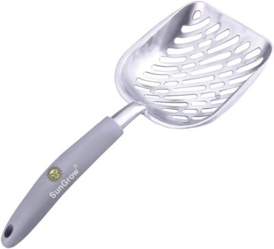 SunGrow Non-Stick Cat Litter Sifter Scoop Manages Big Clumps of