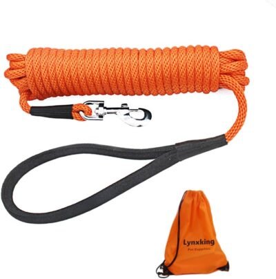 lynxking Check Cord Dog Lead Long Dog Training Leash Tracking Line