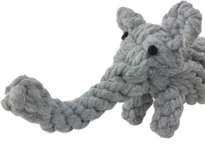 Pet Puppy Dog Cotton Rope Chew Toys for Teeth Cleaning Elephant