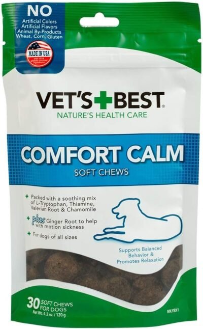 Vet's Best Comfort Calm Calming Soft Chews Dog Supplements Dog