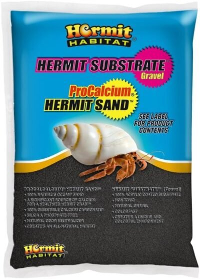 Hermit Habitat Terrarium Sand 5-Pound Black