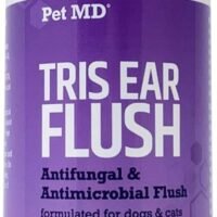 Pet MD Veterinary Tris Flush Cat & Dog Ear Cleaner - Dog Ear