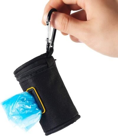 hipgo Dog Poop Bag HolderDog Poop Bag Dispenser with Aluminum Key