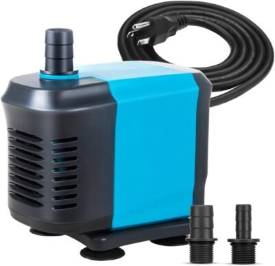 KEDSUM 550GPH Submersible Water Pump2500LH40W Ultra Quiet Submersible