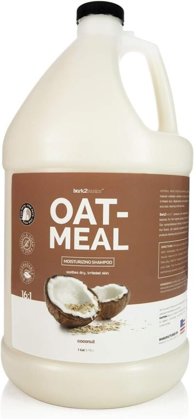 Bark 2 Basics Oatmeal Dog Shampoo 1 Gallon All Natural Colloidal