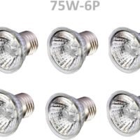 75W Sun Light6 Pack UVA UVB Full Spectrum Sun Lamp Sunbathe Heat Lamp