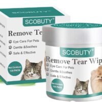 SCOBUTY Pet Eye WipesPet Tear WipesPet WipesEye Tear Stain Remover