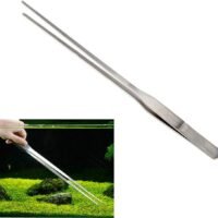 BinaryABC Aquarium TweezersStainless Steel Feeding Straight Tweezer