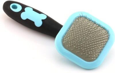 PETPAWJOY Slicker Brush for CAT Dog Massage Brush Deshedding Brush