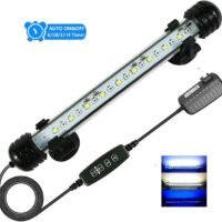MingDak Submersible LED Aquarium LightFish Tank Light with Timer Auto