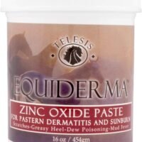 Equiderma Zinc Oxide Paste for Horses 16 Ounces Each