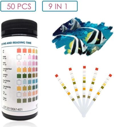capetsma 9 in 1 Aquarium Test Strips Best Kit for Water Quality
