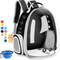 BEIKOTT Cat Backpack Carriers Pet Bubble Backpack Carriers for Cats