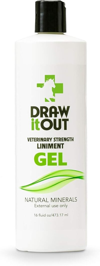 Draw It Out Liniment Gel - Veterinary Strength - Odorless and