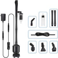 396GPH Electric Aquarium Gravel Cleaner 5 in 1 Automatic Fish Tank