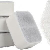 IPETTIE TritoneFiumi Ceramic Pet Lotus Pet Water Fountain Replacement