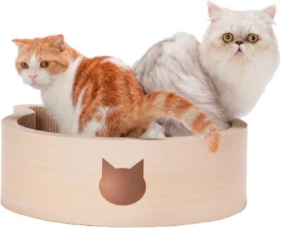 Necoichi Cat-Headed Scratcher Bed
