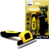 Thunderpaws Best Professional De-Shedding Tool and Pet Grooming Brush