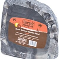 Fluker's Corner Rock Food & Water Bowl for Hermit Crabs
