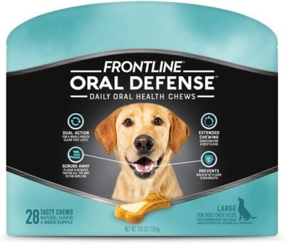 Frontline Oral Defense Daily Dental Chews for Dogs