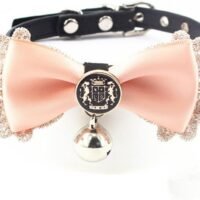 cocopet Luxury Handmade Bling Rhinestone Japanese Kimono Bow Tie