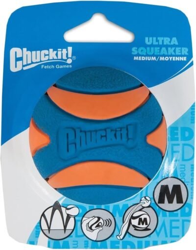 Chuckit Ultra Squeaker Ball Medium 1 Pack