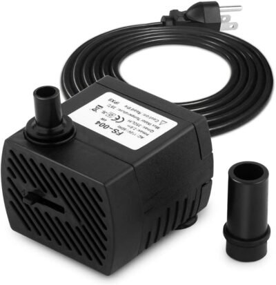 FREESEA 95 GPH 4W Ultra Quiet Mini Submersible Pump for Aquariums