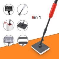 UPETTOOLS Aquarium Cleaning Tool 6 in 1 Fish Tank Cleaning Kit Algae