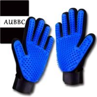 AUBBC Pet Grooming Glove 2 PCS Upgraded 259 Soft Pet Hair Remover