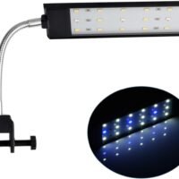 NICREW Fish Tank Clip on Light Clamp Aquarium Light with White and