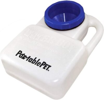 Heininger PortablePET 3059 Waterboy Travel Water Bowl for Pets Clear