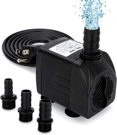 GROWNEER 550GPH Submersible Pump 30W Ultra Quiet Fountain Water Pump