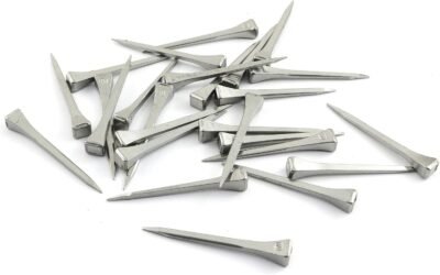 DZS Elec 50pcs Steel 2 Inch E5 Horseshoe Nail