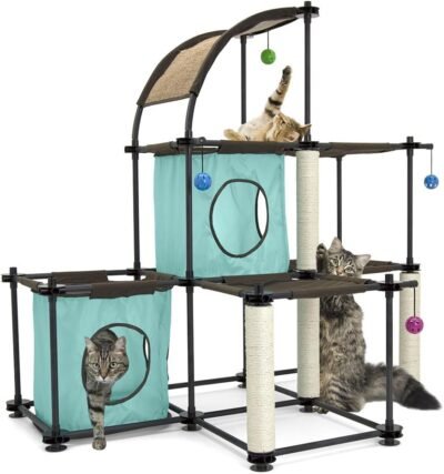 Kitty City Claw Mega Kit Cat Furniture Cat Condo Collection Cat Toy