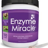 NUSENTIA Enzymes for Cats & Dogs Enzyme Miracle 100 Servings for