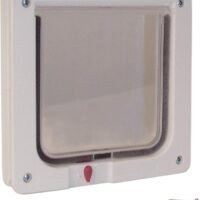 Ideal Pet Products Cat Flap Door with 4 Way Lock 625' x 625' Flap Size