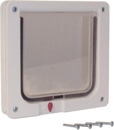 Ideal Pet Products Cat Flap Door with 4 Way Lock 625' x 625' Flap Size