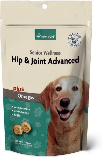 NaturVet Senior Wellness Hip & Joint Advanced Plus Omegas Help