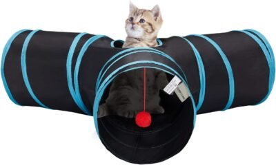 Tempcore Cat Tunnel Cat Tunnels for Indoor Cats Tube Cat Toys 3 Way
