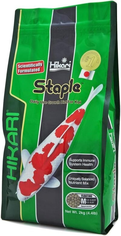 Hikari 44-Pound Staple Floating Pellets for Koi and Pond Fish Medium