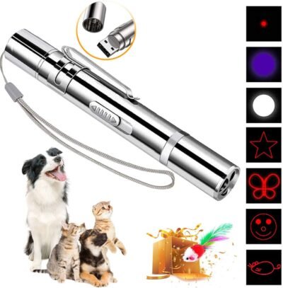 DMY Cat Toys Interactive-7 in 1 Function Chaser Toy-USB