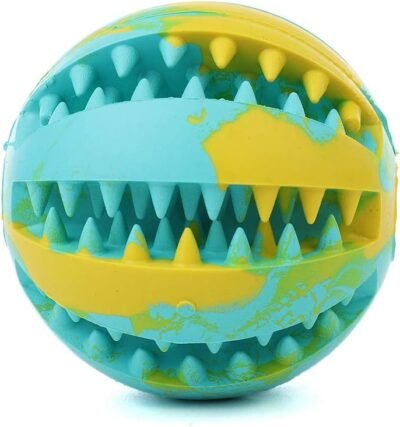 QINUKER Dog Ball Toys for Pet Interactive Durable Strong Teeth