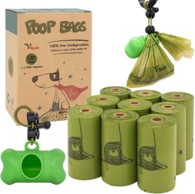 Vitervi Dog Poop Bags 135360 Counts Doggie Bags for Poop Extra Thick